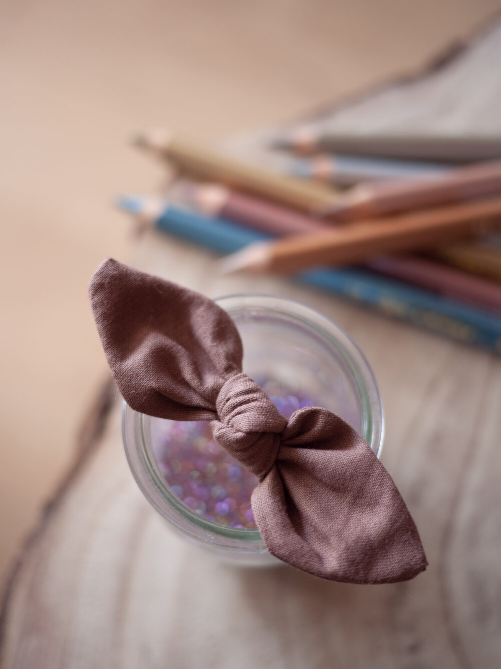 Serre-tête enfant léopard sable - Barrette Coquette