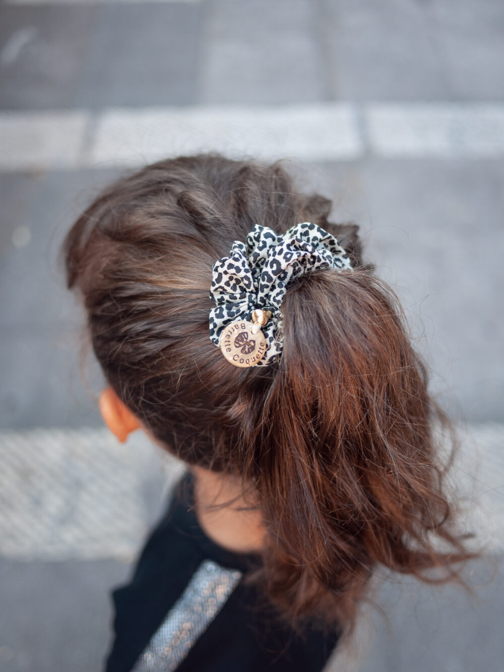 Serre-tête enfant léopard sable - Barrette Coquette